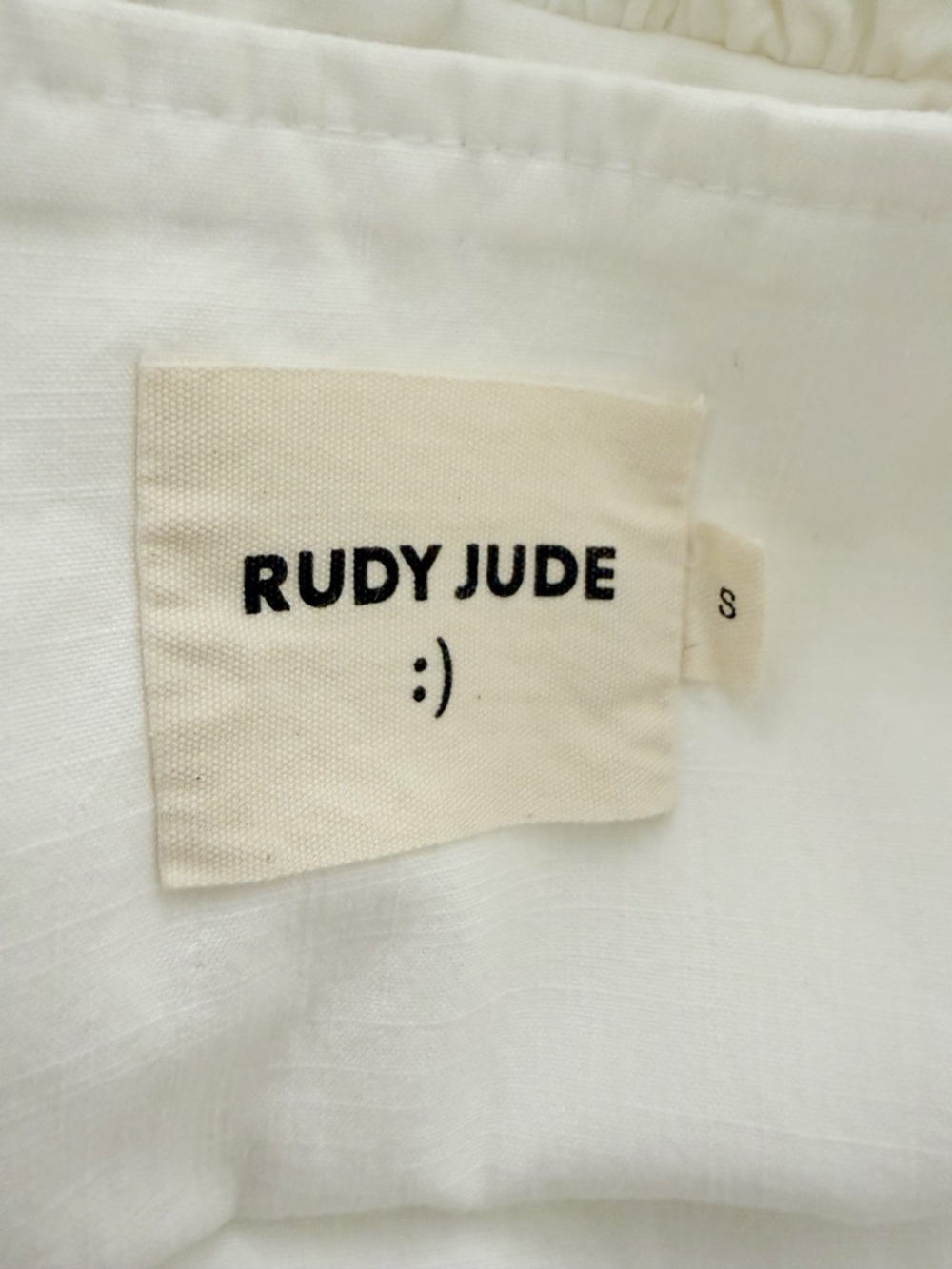 NWT Rudy Jude Organic Cotton Adult Apron Dress in Salt Size S - Picture 12 of 17